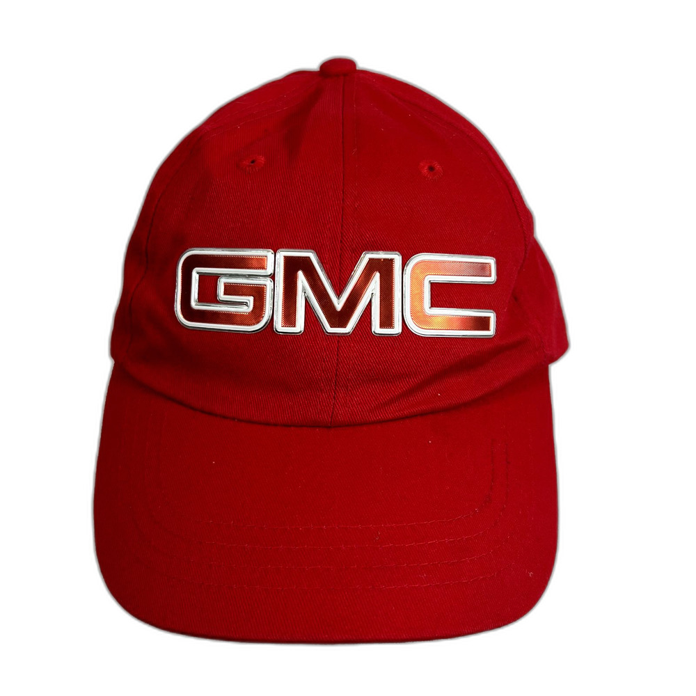 GMC Acadia Auto Baseball Strapback Red Ahead Cap Hat Headgear